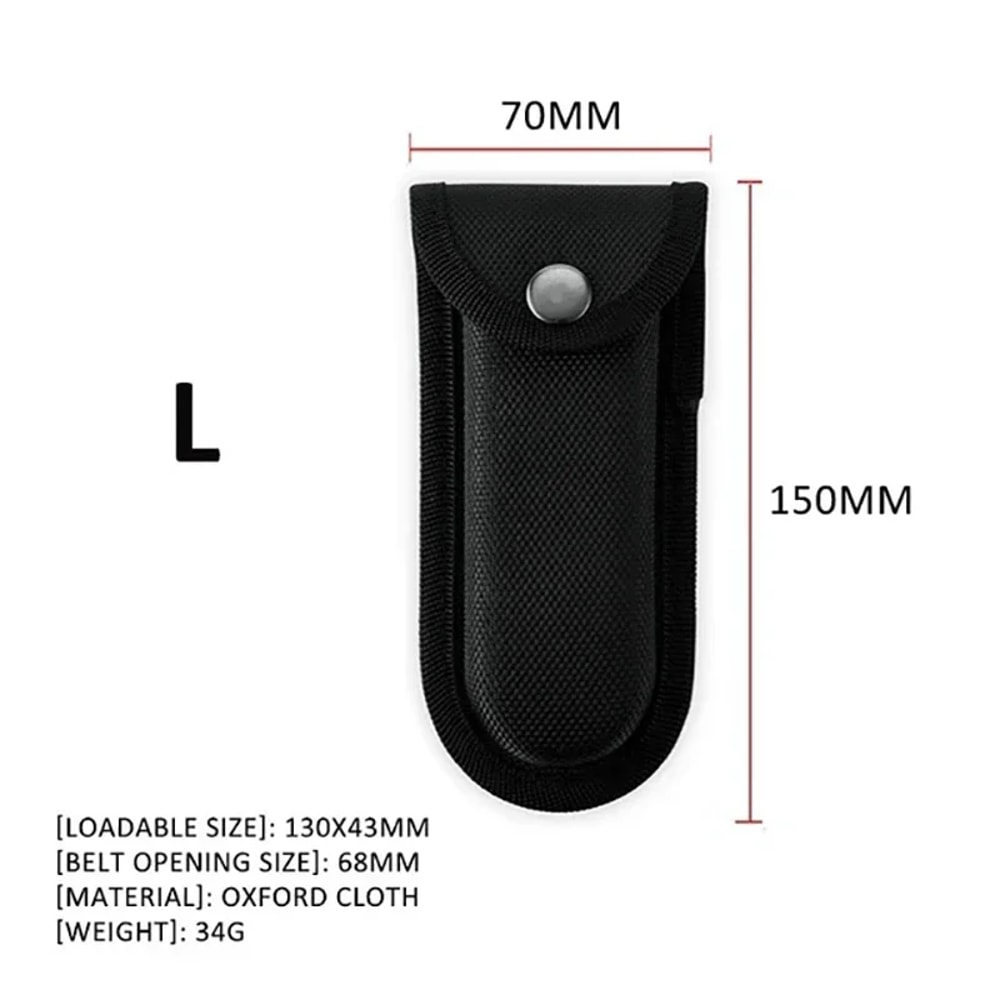 Tactical Knife Pouch Set Durable Nylon Case For Folding Knives Multitool Pliers Accessories 7