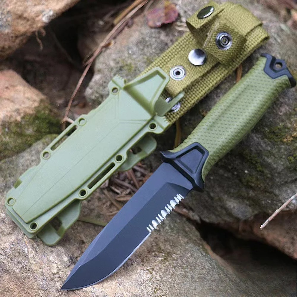 Outdoor Tactical Stainless Steel Pocket Knife for Men Camping & Self-Defense Tool