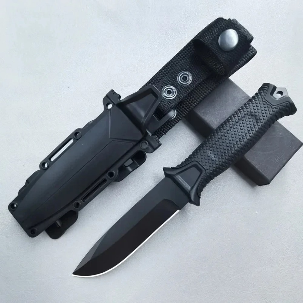 Outdoor Tactical Stainless Steel Pocket Knife for Men Camping & Self-Defense Tool