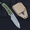 Versatile EDC Pocket Knife With Fixed Blade Scabbard Ideal For Camping BBQ And Survival 5