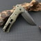 Folding Pocket Knife with Drop Point Blade Tactical Grivory Handle for Hunting, Camping & Self-Defense