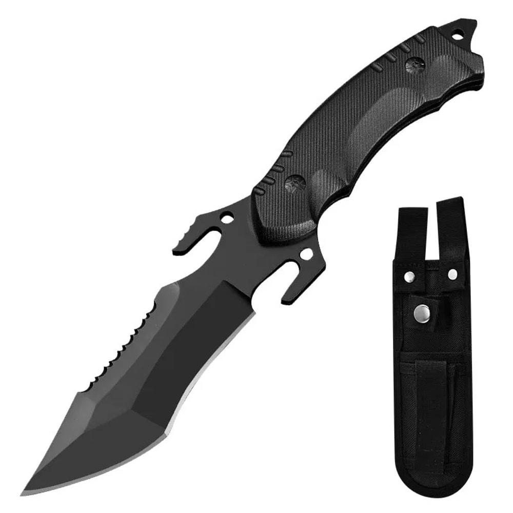 Durable Tactical Survival Knife Compact Military Hunting Pocket Tool