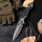 Heavy-Duty Tactical Folding Knife for Men EDC Multitool, Self Defense & Outdoor Survival Knife