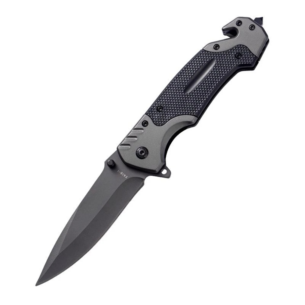 Heavy-Duty Tactical Folding Knife for Men EDC Multitool, Self Defense & Outdoor Survival Knife