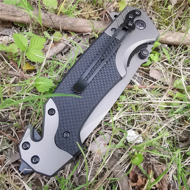 Folding Knife EDC High Hardness Military Knife for Hunting, Camping, Survival & Outdoor Adventures
