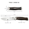 Outdoor Folding Pocket Knife with Sharp Blade & Wood Handle Ideal for Hunting and Survival Gear