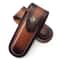 Genuine Cowhide Leather Knife Sheath Storage Pouch Durable Foldable Knife Holder For Tactical Tool 3