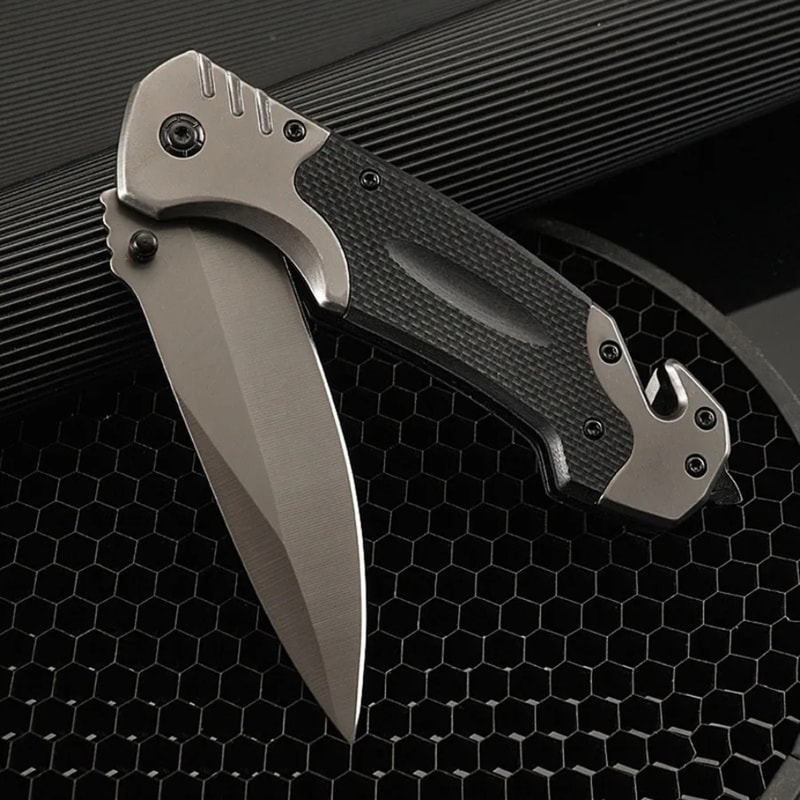 Tactical Folding Survival Knife Multifunctional Camping Pocket Knife For Outdoor Defense And Advent 4