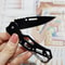 Portable Stainless Steel Folding Knife Compact Survival Tool for Camping, Hunting, and Outdoor Adventures