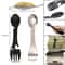 Outdoor Survival Kit MultiFunctional Camping EDC Tool With Fork Knife Spoon Bottle Opener 1