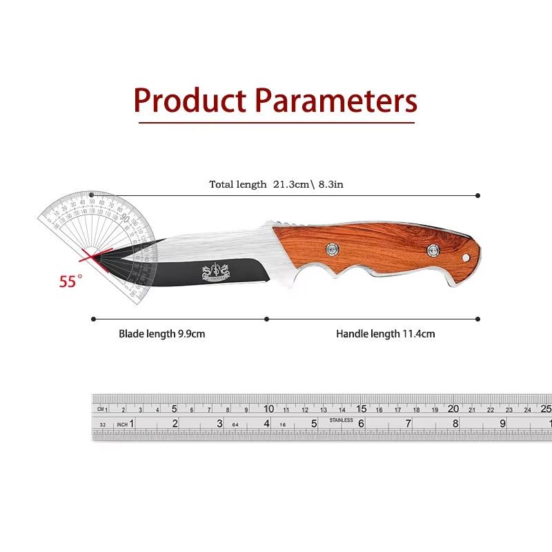 Portable Mini Selfdefense Survival Knife Stainless Steel Multipurpose Knife For Outdoor Camping Fr 5