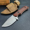 Fixed Blade Tactical Knife Durable Outdoor Camping EDC Tool with Sheath