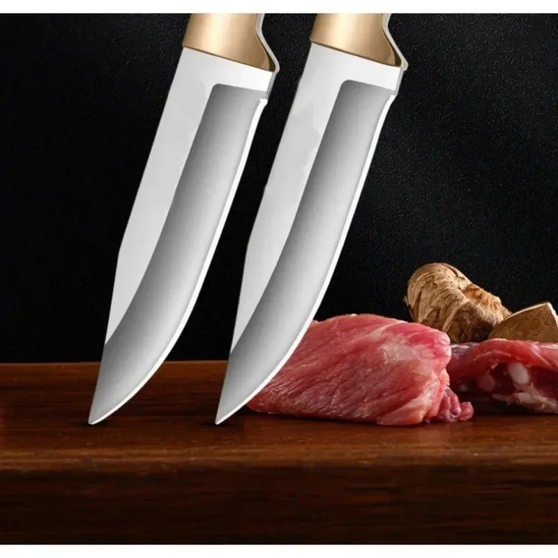 Portable EDC Survival Knife Multi-functional Outdoor Boning, BBQ, and Pocket Knife