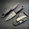HighHardness Survival Knife Portable EDC Utility Knife For Camping Outdoor Adventures 0
