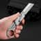 Creative Outdoor Folding Knife Full Steel Blade for BBQ, Camping, Mountaineering, Survival
