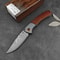 Steel Blade BM Crooked River Folding Knife with Wooden Handles Tactical EDC Pocket Knife for Camping & Outdoor