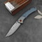 Steel Blade BM Crooked River Folding Knife with Wooden Handles Tactical EDC Pocket Knife for Camping & Outdoor