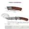 Steel Blade BM Crooked River Folding Knife with Wooden Handles Tactical EDC Pocket Knife for Camping & Outdoor