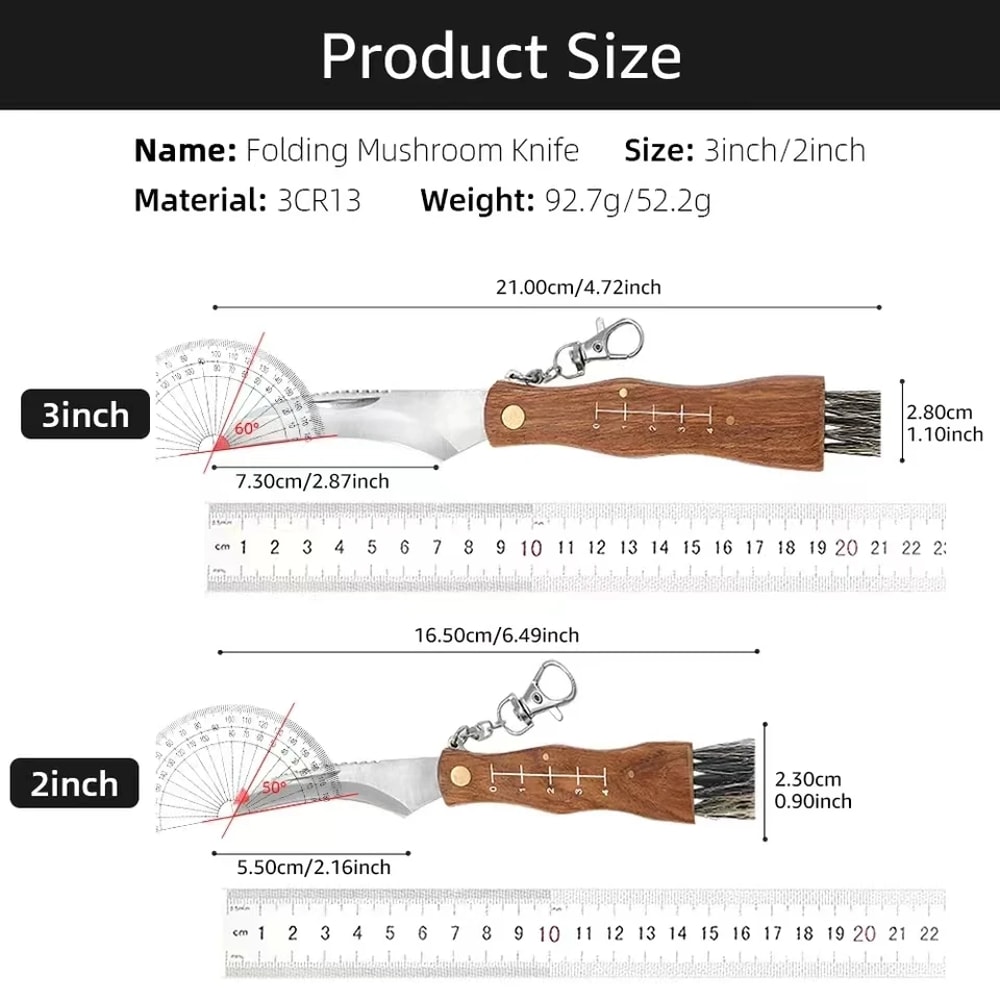 Multifunctional Stainless Steel Folding Knife With Wooden Handle Compact EDC Tool For Camping Hunti 5