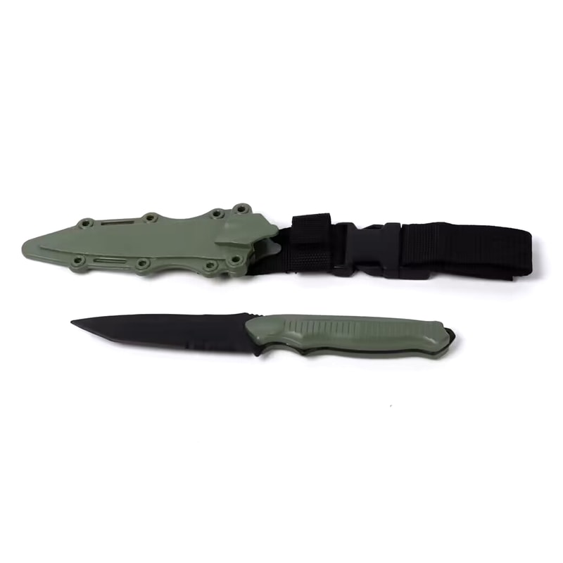 Tactical Rubber Knife Model Perfect Gift for Military Fans & Training Simulation
