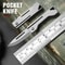 Titanium Folding Utility Knife Portable Mini Pocket Tool For Outdoor Use Box Opening 3