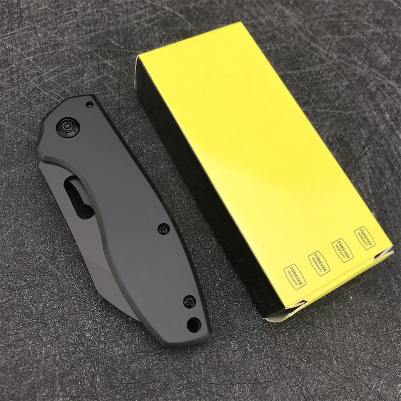 Heavy-Duty Outdoor Pocket Knife with All-Steel Handle Survival Camping & Hunting Tool