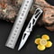 Stainless Steel Folding Fruit Knife with Non-slip Handle Ideal for Outdoor and Kitchen Use