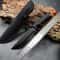 Durable Stainless Steel Tactical Fixed Blade Knife with ABS Handle Perfect for Hunting, Camping, and Survival