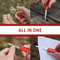 Mini Folding Pocket Knife Multifunctional Outdoor Scissors Screwdriver Nail File Creative Tool 3