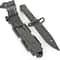 Flexible Rubber Training Knife With Sheath Safe And Durable Martial Arts Prop 0