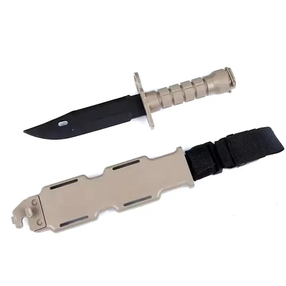 Flexible Rubber Training Knife With Sheath Safe And Durable Martial Arts Prop 6