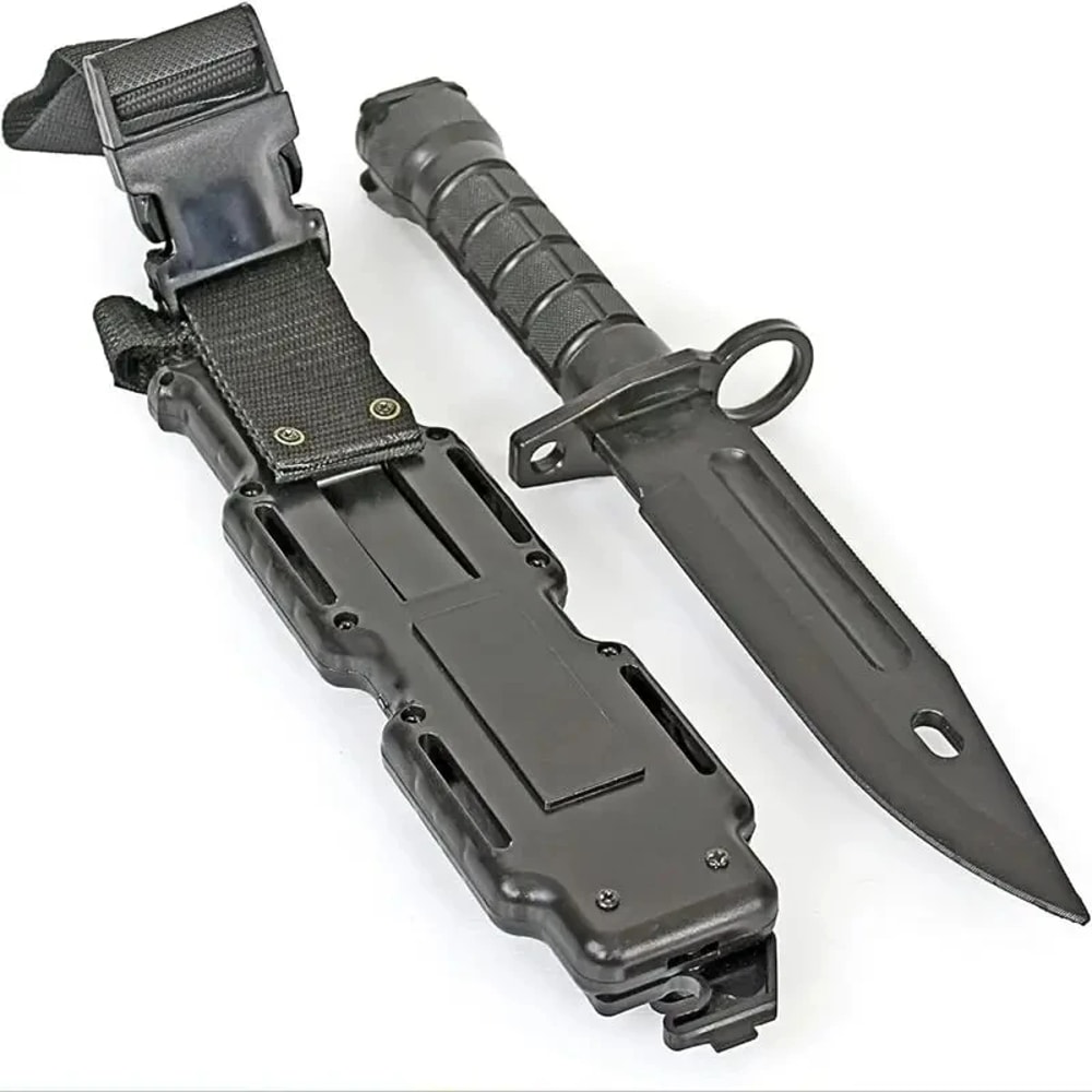 Flexible Rubber Training Knife With Sheath Safe And Durable Martial Arts Prop 7
