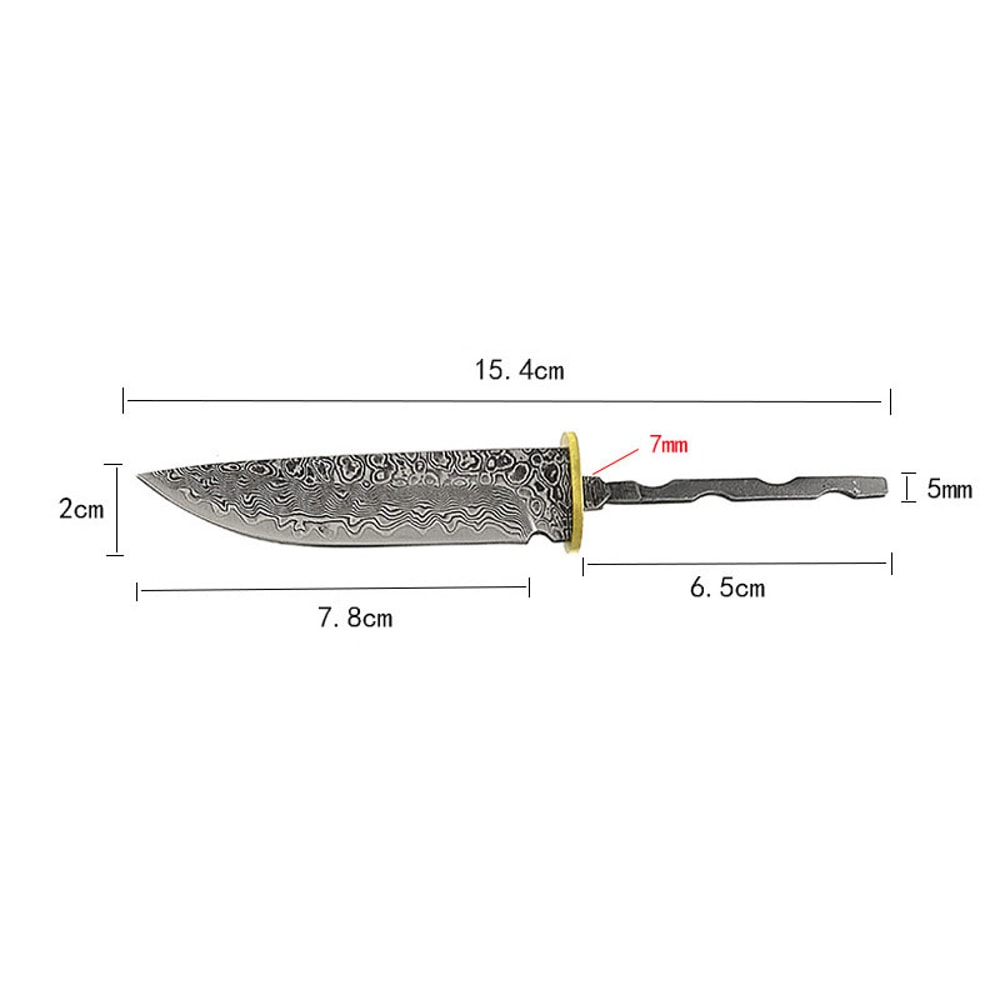 Premium Steel Fixed Blade Knife Blank For DIY Customization Perfect For Makers Crafters 4