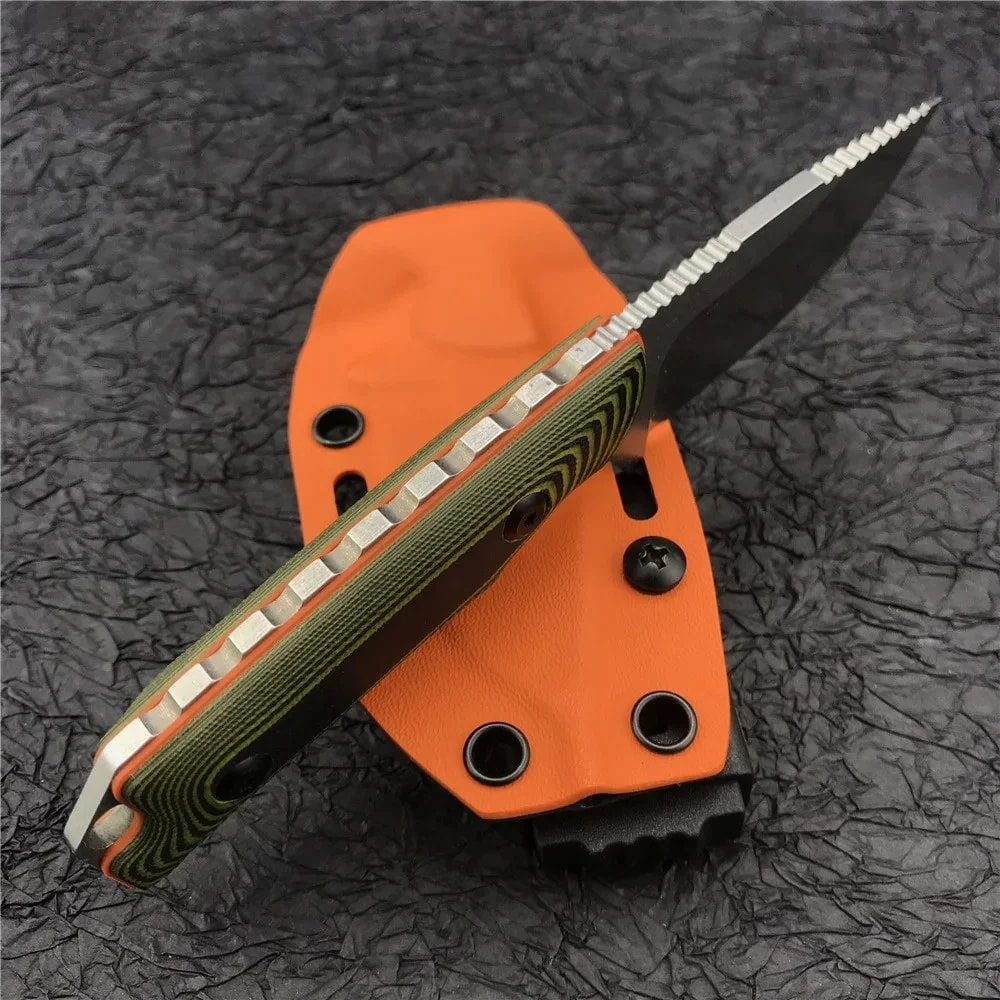 Hidden Canyon Hunter Tactical Fixed Blade Knife Drop Point Blade K Sheath For Outdoor Hunting EDC 2