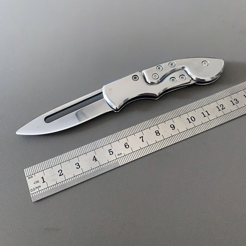 Portable Stainless Steel Mini Folding Knife for Camping & Survival EDC Pocket Knife