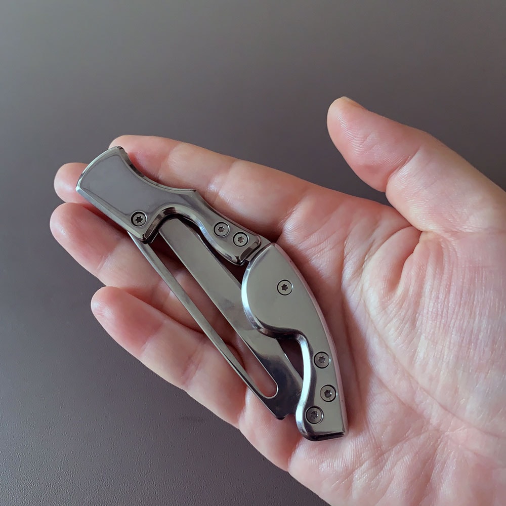 Portable Stainless Steel Mini Folding Knife for Camping & Survival EDC Pocket Knife