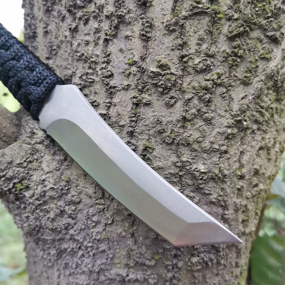 High Carbon Tactical Fixed Blade Knife for Hunting, Camping & Survival