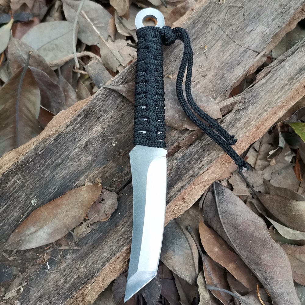 High Carbon Tactical Fixed Blade Knife for Hunting, Camping & Survival