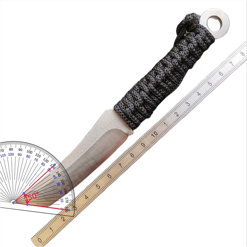 High Carbon Tactical Fixed Blade Knife for Hunting, Camping & Survival