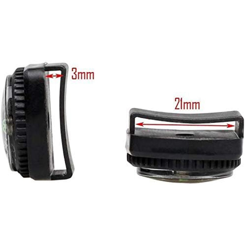 Mini Compass Button for Survival Paracord Bracelet Portable Emergency Navigation Tool for Watch Bands