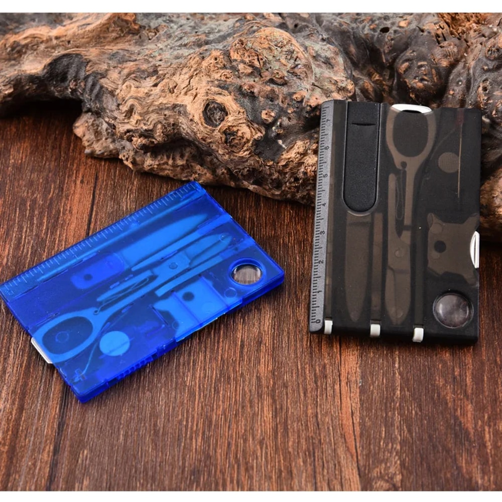 Pocket Credit Card Multi-Tool Essential Outdoor Survival Gear