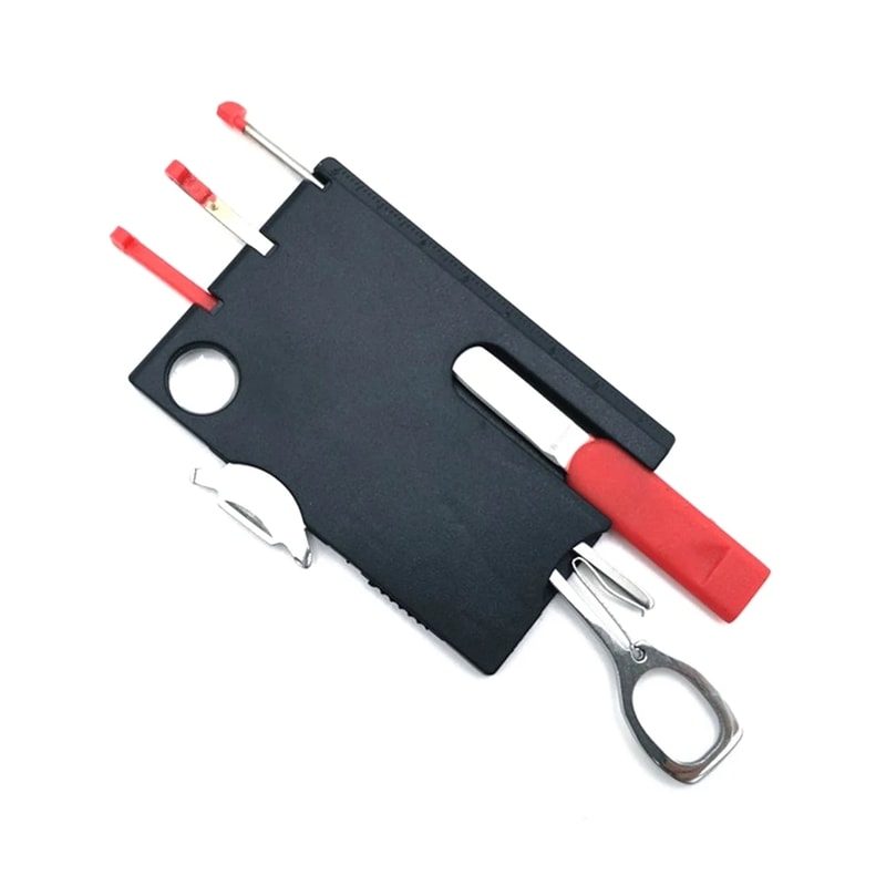 Pocket Credit Card Multi-Tool Essential Outdoor Survival Gear