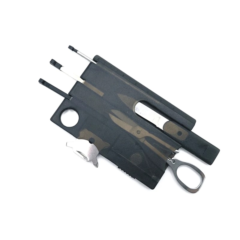 Pocket Credit Card Multi-Tool Essential Outdoor Survival Gear