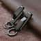 Stainless Steel Keychain Clip Durable Anti-Lost Key Holder for Outdoor Use