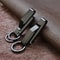 Stainless Steel Keychain Clip Durable Anti-Lost Key Holder for Outdoor Use