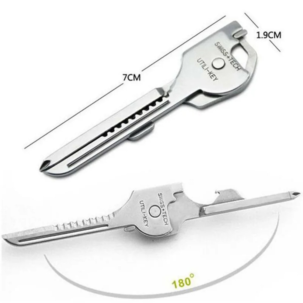 Multi-Function EDC Keychain Tool Pocket Pliers, Screwdriver, Opener for Outdoor & Survival