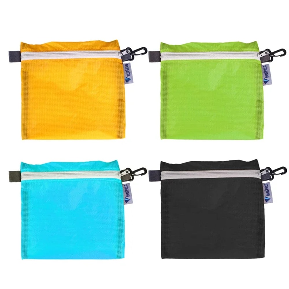 Waterproof Outdoor Pouch For Camping And Hiking With Zipper And Hook Ultralight Travel Storage Bag 0