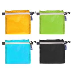 waterproof outdoor pouch for camping and hiking with zipper and hook ultralight travel storage bag