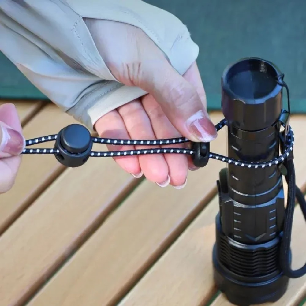 Elastic Backpack Cord Buckles For Hiking And Camping Poles Secure Versatile Durable 1