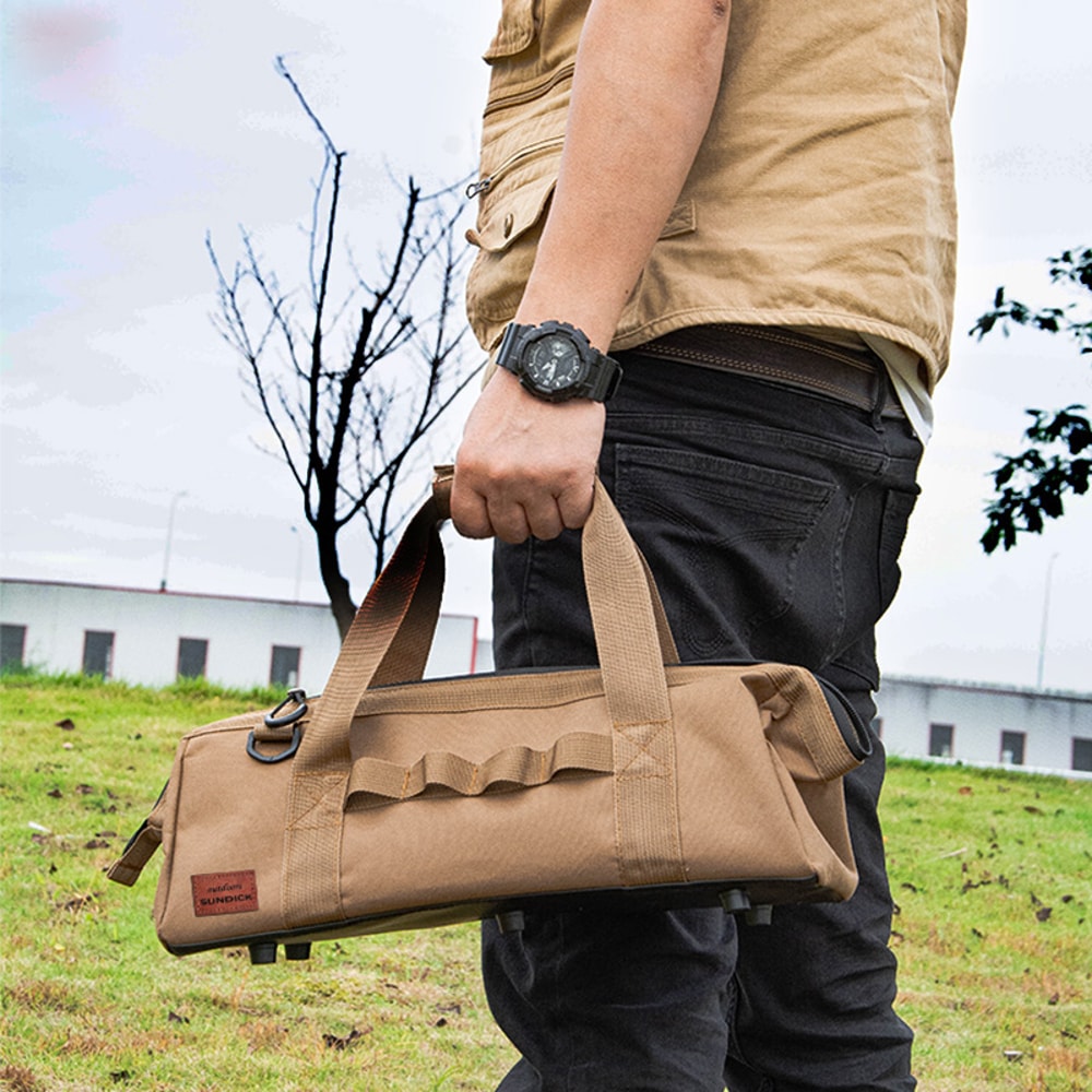 Camping Gear Bag Large Capacity WaterResistant Storage Tool Bag With Wide Mouth Opening 2